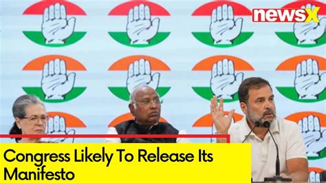 Lok Sabha Elections 2024: Congress manifesto likely to promise .